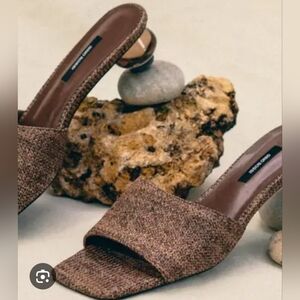 Gino Rossi Clear Heel Sandals sz 36 6 Used